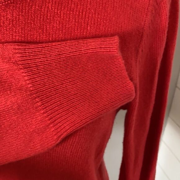 Gap | Women’s Gap Luxe Angora Hair Blend Crew Neck Orange Sweater | M - Picture 4 of 7